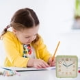 thumbnail image 4 of Petit Réveil, Petite Horloge de Bureau Réveil pour Élèves du Primaire Réveil pour Enfants Horloge de Chevet Simple Petit Réveil Horloge de Bureau Secondes Sautantes Non Silencieux Mignon Réveil, 4 of 8