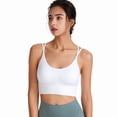 thumbnail image 3 of Woman Bras With String Quick Dry Shockproof Running Fitness Large Size Underwear, 3 of 9