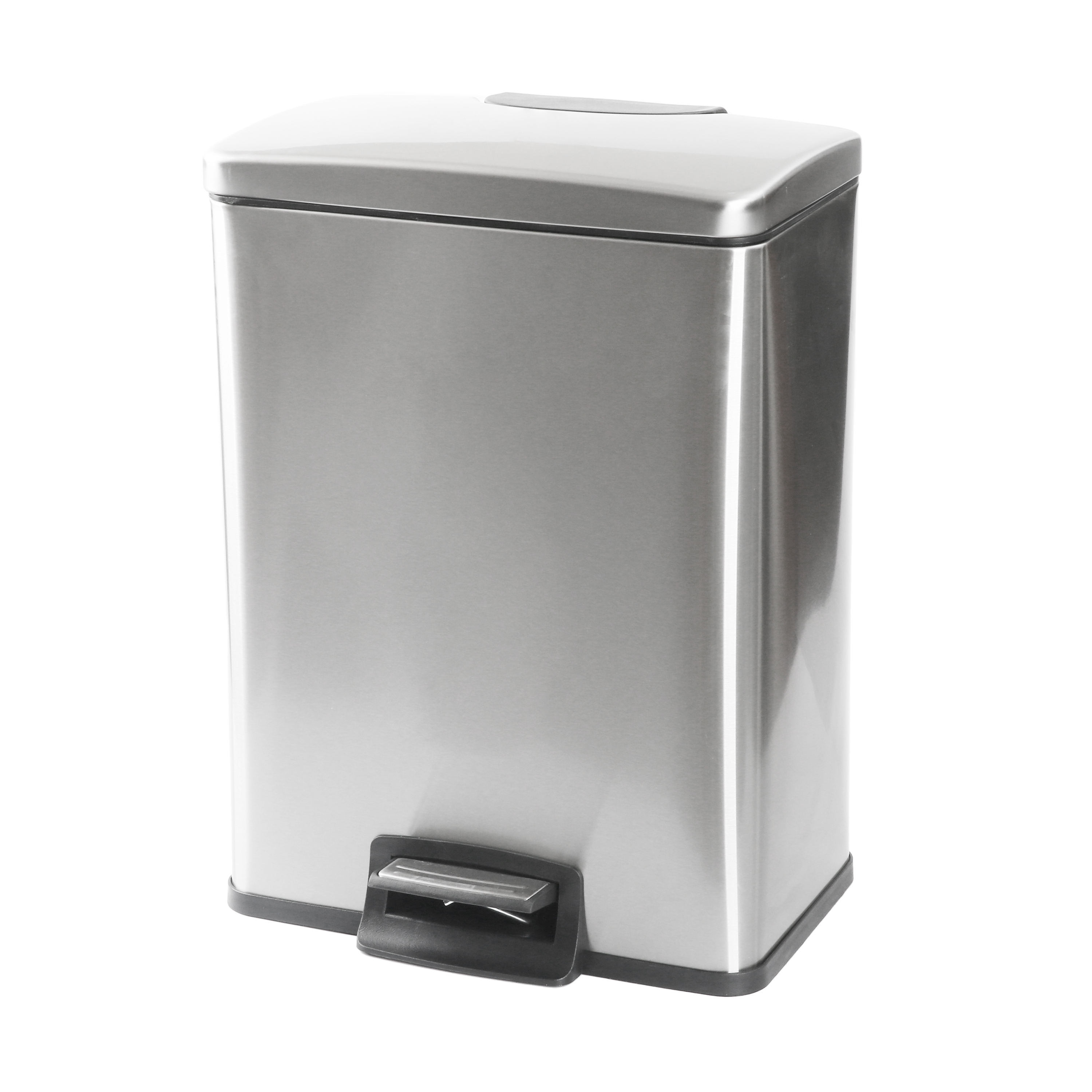 Poubelle à pédale en acier inoxydable Hometrends de 40 litres