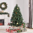 thumbnail image 2 of HOMCOM Arbre de Noël Artificiel de 6 Pieds avec Branches Réalistes Vert, 2 of 10
