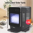 thumbnail image 4 of VECYS Nugget Ice Maker W/ Side Water Tank, 33LBS/Day Self-Cleaning, Black, 4 of 7