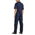 thumbnail image 2 of TOPTIE Men\'s Short-Sleeve Coverall Work Jumpsuit Lightweight with Zipper Front Elastic Waist, 2 of 7
