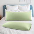 thumbnail image 2 of PiccoCasa 2Pcs Body Pillowcases Microfiber Pillow Covers, Jumbo Sage, 2 of 9
