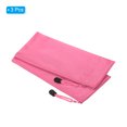 thumbnail image 3 of Unique Bargains Waterproof Zipper File Bags, A6 Document Holders for Office, Pink 3 Pack, 3 of 6
