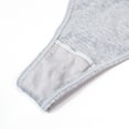 thumbnail image 4 of Sexy G-String Thongs for Women Cotton Panties T-back Tangas Finger Pattern Sticker Low Rise Underwear, 4 of 5
