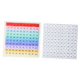 thumbnail image 4 of Esquirla Wooden Math Board Toy Counting Math Table Board Game for Travel Outdoor Home Hundred Board, 4 of 8