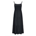 thumbnail image 4 of Birdeem Robe Sans Manches pour Femmes, Mode Aguichant, Couleur Unie, Ajourée, à Fermeture Éclair, Camisole, 4 of 12