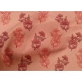 thumbnail image 4 of oneOone Cotton Poplin Peach Fabric Floral Block Sewing Craft Projects Fabric Prints By Yard 42 Inch Wide, 4 of 4
