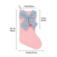 thumbnail image 3 of Cameland Christmas Stocking Knitted Hosiery Wool Embroidered Children's Candy Gift Bag, 3 of 6