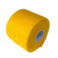 thumbnail image 3 of Langgg Badminton Grip Cushion Wrap 22 Yards PU Blue Tape Racket Tennis Film Grip Dark Backing Yellow, 3 of 6