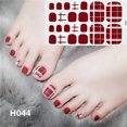 thumbnail image 1 of PVCS Foot Stickers Foot Nail Stickers Waterproof For Female DIY Nail Decoration Art, 1 of 2