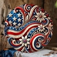 thumbnail image 1 of Birdeem Independence Day Decorations, Independence Day Decoration 2D Outdoor Home Circular Decoration Pendant Wall Decoration Pendant, Holiday Outdoor Decorations, 1 of 8
