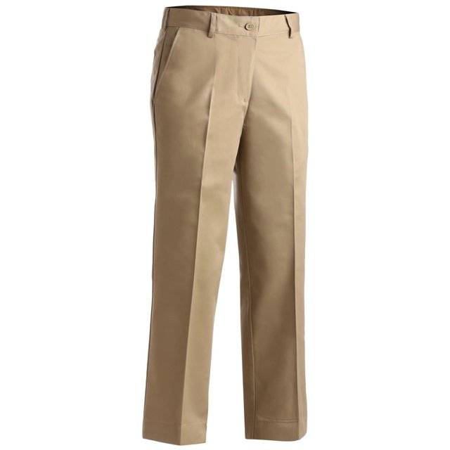 Edwards Pantalon en Mélange Chino à Coupe Facile pour Femmes