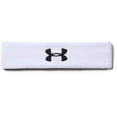 thumbnail image 2 of Under Armour Men's Performance Headband , White (100)/Black , One Size Fits All, 2 of 10