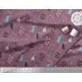 thumbnail image 3 of Soimoi Polyester Crepe Fabric Ghost,Skull & Witch Halloween Print Fabric by Yard 52 Inch Wide, 3 of 3