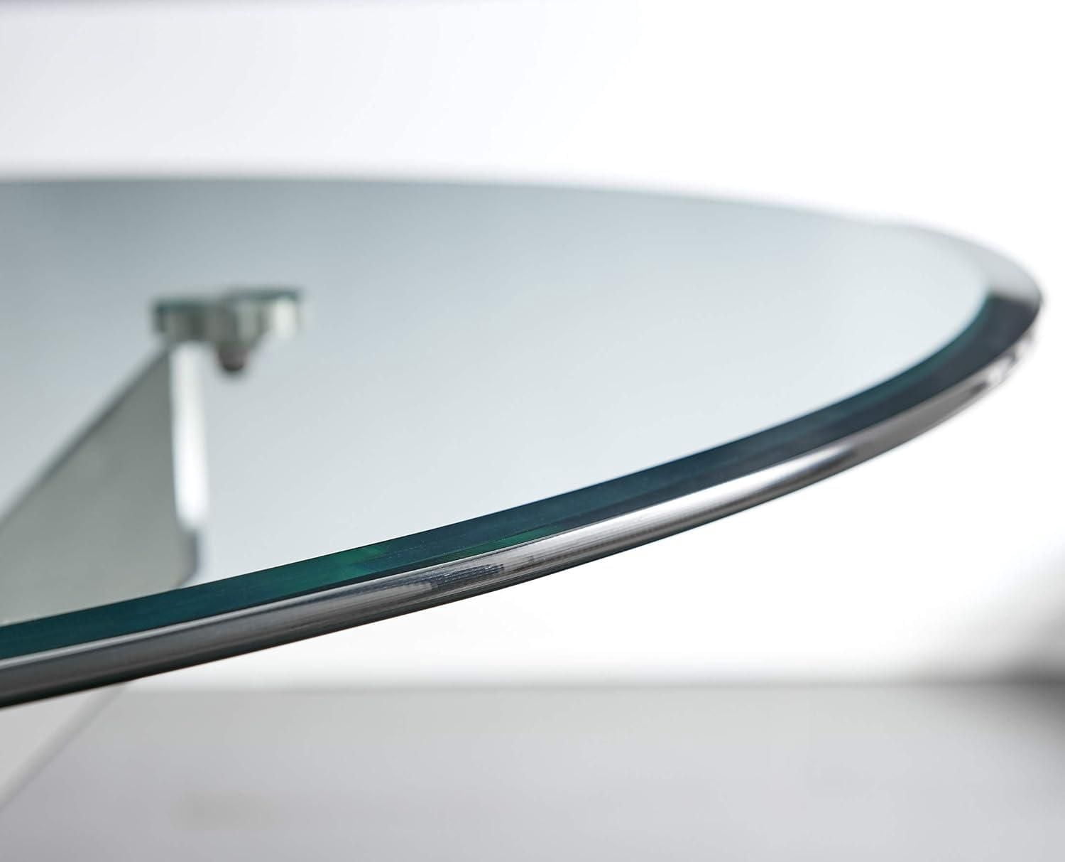 Table à manger en verre trempé de la collection Heavenly Star 48"