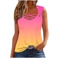 thumbnail image 1 of Birdeem Débardeurs Femmes Camisole Imprimée Sans Manches T-Shirt Ample, 1 of 1