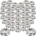 thumbnail image 4 of LOVEVER 200 Pcs Perles Intercalaires en Alliage de Rondelle avec Strass pour Fabrication de Bijoux, 4 of 4