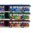 thumbnail image 3 of mmirethe Autobus Voiture à Double Sections pour Bébé à Rétrofriction Jouet pour Enfants Modèle d'Exposition Collection pour Tout-Petits Ornements Anniversaire Jouets Interactifs Rouge, 3 of 7