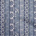 thumbnail image 1 of oneOone Polyester Spandex Blue Fabric Block Print Craft Projects Decor Fabric Printed By The Yard 56 Inch Wide, 1 of 4