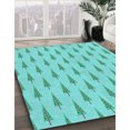 thumbnail image 3 of Ahgly Company Tapis Rectangulaire Lavable en Machine Intérieur Transitionnel Vert Méduse, 8 Pieds x 12 Pieds, 3 of 7