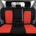 thumbnail image 3 of For 2021-2024 Ford Bronco Sport FH Group Neoprene Custom Fit Seat Covers Water Resistant Red - Rear Set, 3 of 10