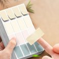 thumbnail image 1 of Yunuuuoa 1 Packs Sticky Index Tabs Page Markers Repositionable Book Labels Writable Flags for Office Filing Notebooks Organizing Documents Study Supplies, 1 of 6