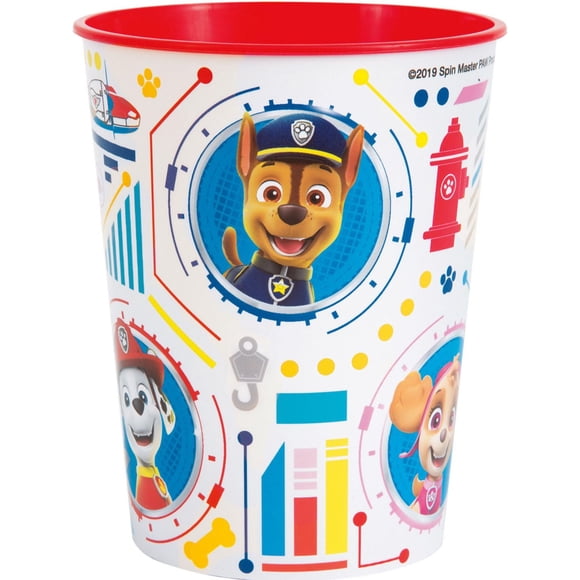 1 Paw Patrol 16 once verres en plastique