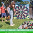 thumbnail image 4 of With Golfs Chipping Game with Sticky Balls and Darts Chipping Golfs & Dart Practice Mats Indoors Outdoors Games, Golfs Game Set, 4 of 6