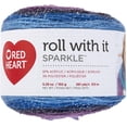 thumbnail image 1 of Red Heart® Roll With It Sparkle™ Yarn, Acrylic #4 Medium, 5.3oz/150g, 561 Yards, 1 of 4