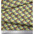thumbnail image 2 of Soimoi Poly Georgette Fabric Bird,Palm Tree & Sun Nature Fabric Prints by Yard 52 Inch Wide, 2 of 3