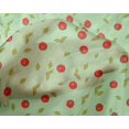 thumbnail image 4 of oneOone Silk Tabby Fabric Leaves & Apple Fruit Fabric BTY 42 Inch Wide, 4 of 4