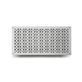 thumbnail image 1 of Grille à Retour d'Air 10′′ X 22′′ avec Trous et Vis, Taille de Plaque Frontale 12′′ X24′′, Couvercle Décoratif pour Conduit de CVC, Évent en Fonte Enduit de Poudre Repeintable pour Murs, Plafonds, Planchers – Motif Champignon Tudor VR100, 1 of 5