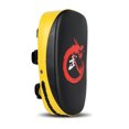 thumbnail image 2 of QualitChoice Boxing Pad PU Leather Punching Fitness Exercise Padded Kickboxing Replacement Sparring Portable Kick Home School Yellow, 2 of 6