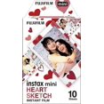 thumbnail image 1 of Fujifilm Instax Mini Heart Sketch Film - 10 Exposures, 1 of 1