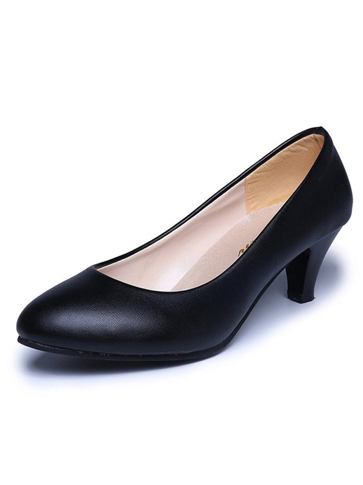 UKAP Escarpins à Talons Hauts pour Femmes à Bout Pointu, Chaussures à Enfiler, Escarpins pour Fête, Robe, Noir 4