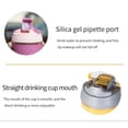 thumbnail image 2 of Agiferg Drink Cup Large Capacity Straw Cup Cute Student Portable Handy Cup Plastic Cup, 2 of 2