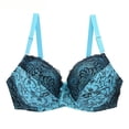 thumbnail image 1 of Amzcrzy Minimizer Bra for Women - Oversize Lace Bralettes Floral Plus Size Bra with Underwire Woman's Full Coverage Lace Bra Soft Support Unlined Non Padded Bra, 1 of 4