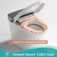 thumbnail image 2 of HOROW Smart Bidet Toilet 10'' Rough In with Auto open/close lid night light LED Display Off-Seat Flushing Heating Air Drying Warm Water, 2 of 10