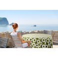 thumbnail image 2 of Vargottam Indoor/OutdoorRoundTablecloth 58 InchRoundTablecloth Waterproof PatioTableCloths- Spring/SummerTableCovers for Backyard CircularTable/BBQs/Picnic -Olive Green, 2 of 8