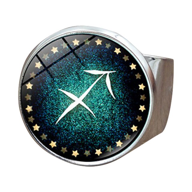 TopLLC Rings Luminous Unique Design Opening Twelve Ring Gift woman ring