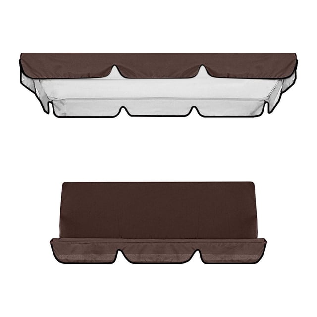 Housse de Protection de Remplacement en Polyester Durable pour Balançoire de Porche, Patio et Jardin Extérieurs