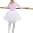 thumbnail image 2 of GOGO TEAM Jupe Tutu pour Fille Jupe de Danse Ballet Jupe de Fête Costume de Fée - Rouge, 2 of 5