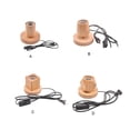 thumbnail image 1 of VONKY Wood Lamp Base Decoration Holder Bedroom Table Light Stand Accessories Type 1, 1 of 6