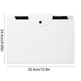 thumbnail image 3 of Vrorvz 12 Pocket Accordion Organizer for Student Exam and Office Documents Portable File Folder for Efficient Paper Storage and Management Suit for Home and Office Use, 3 of 6