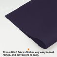 thumbnail image 3 of Unique Bargains 14 Count Cross Stitch Cloth 20 by 28 Inch Embroidery Fabric, Navy Blue, 3 of 6
