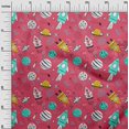 thumbnail image 3 of oneOone Rayon Pink Fabric Galaxy Fabric For Sewing Printed Craft Fabric By The Yard 56 Inch Wide, 3 of 4