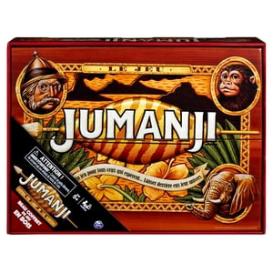 Deluxe Wood Jumanji Classic Retro '90s Game (French Language Only)
