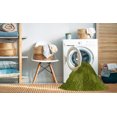 thumbnail image 2 of Ahgly Company Machine Washable Indoor Round Transitional Pistachio Green Area Rugs, 3' Round, 2 of 7