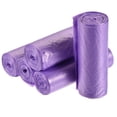 thumbnail image 1 of Uxcell Small Trash Bags Garbage Waste Basket Liners for Kitchen Office Bathroom Purple, 1 of 5